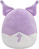 Vista 3 de Squishmallow Official Kellytoy Sanrio Squad Squishy Animal de peluche (púrpura), 8 pulgadas