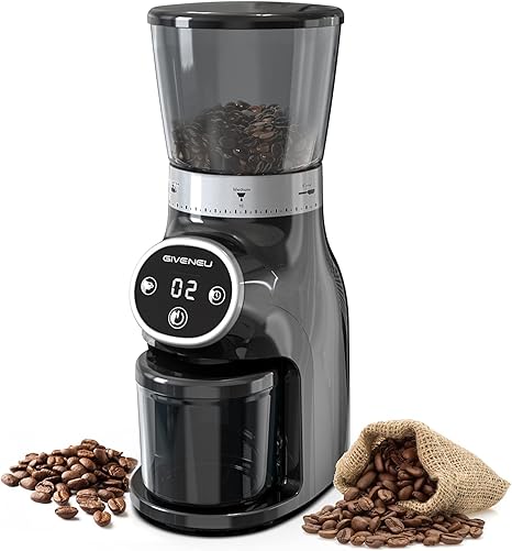 Amazon.com: GIVENEU - Molinillo de café eléctrico con 31 ajustes de  molienda para café espresso, café de goteo, prensa francesa y café  percolador, perfecto para el hogar y la oficina : Todo