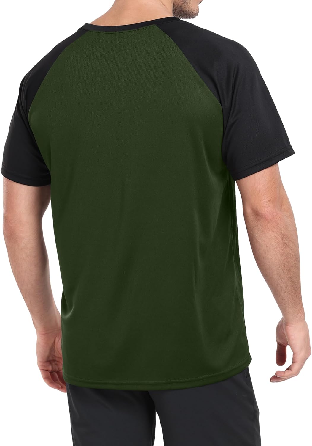 5 Pack Mens Quick Drying Shirts Color Blending Loose Breathable Cool Workout Athletic Outdoor Sports Casual Tops