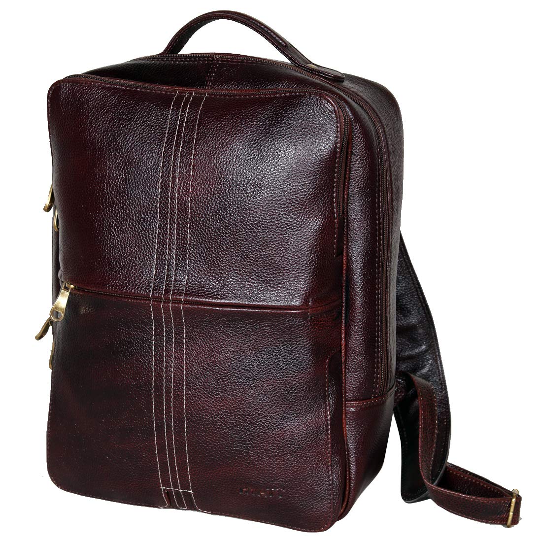 HYATT Leather Accessories 16 Inch Leather Laptop Backpacks Bags For Men and Women (BROWN) (B08242FQVZ) Amazon Price History, Amazon Price Tracker