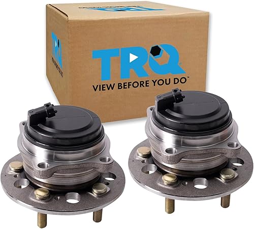 Miniatura 184 de TRQ Par de conjunto de cubo de cojinete de rueda delantera izquierda derecha, 2 piezas compatible con Lexus GX460 2003-2009 GX470 2003-2023 Toyota