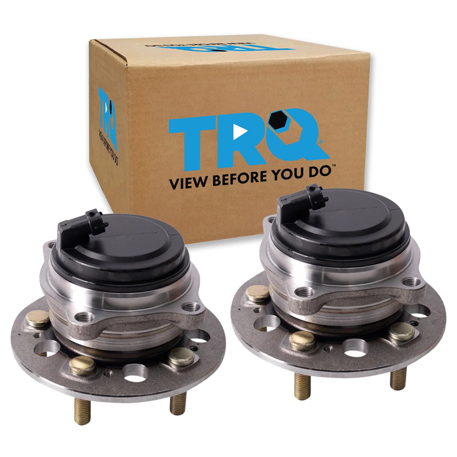 TRQ 2 Piece Wheel Bearing &amp; Hub Assembly Set