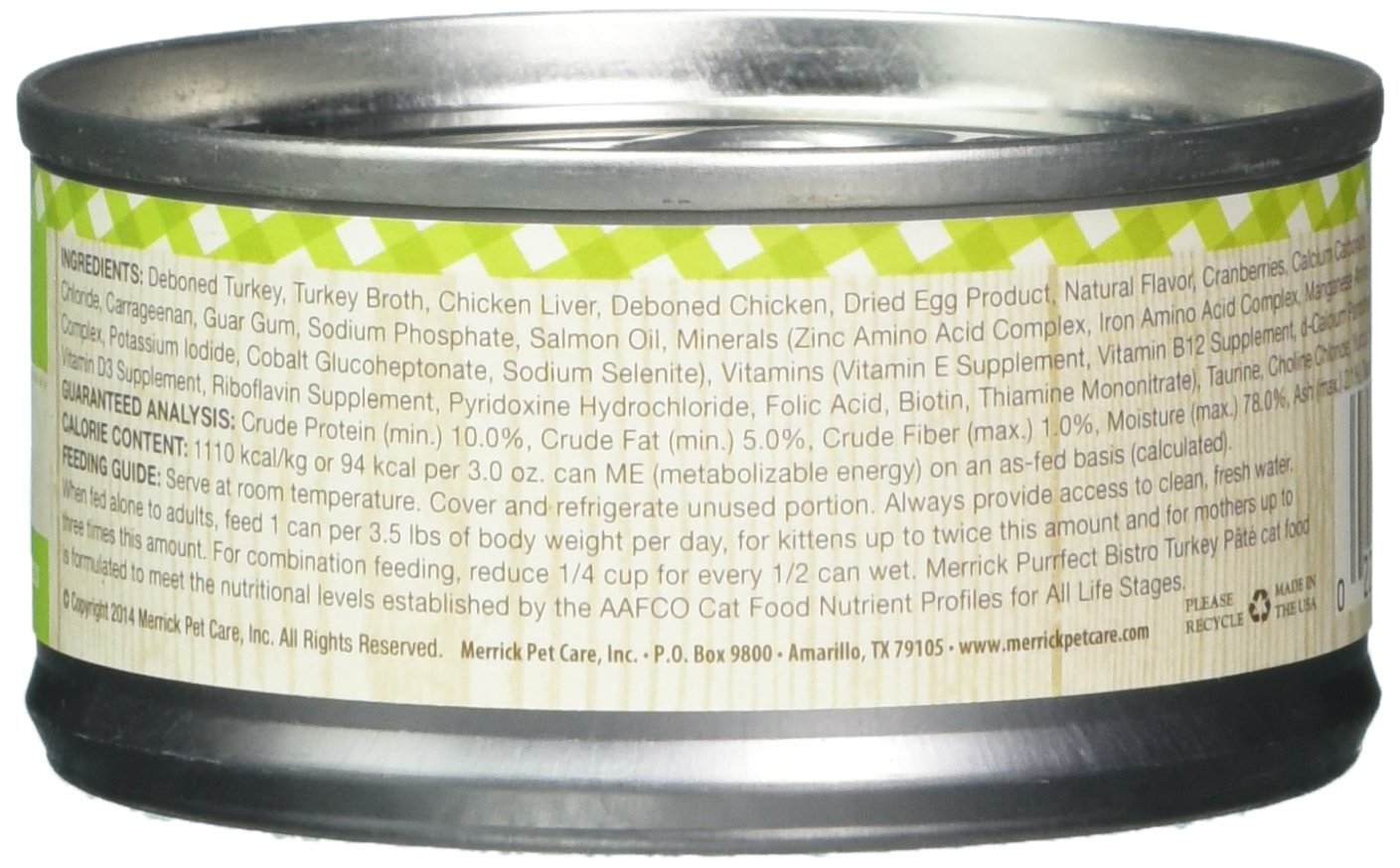 Purrrfect Bistro Turkey Pate Cat (Pack of 24)