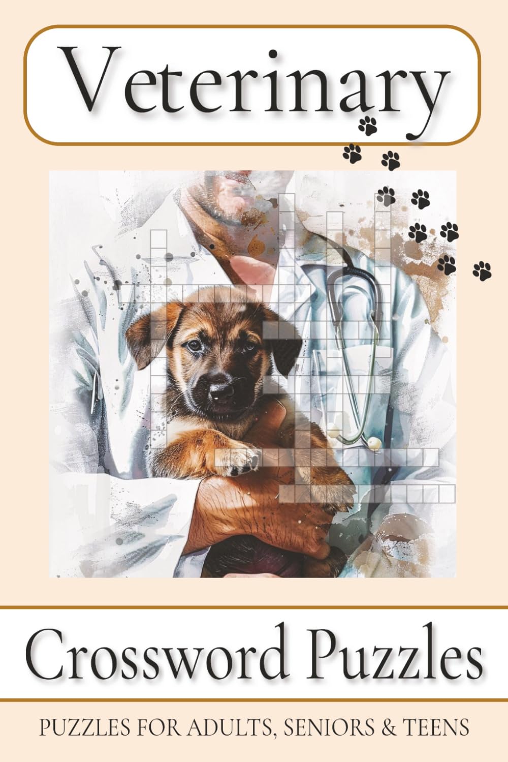 Veterinary Crossword Puzzles: Crossword Puzzles with Easy to Read Print about Veterinarian, Zoological, Animal-medicine and More | 6x9 inches, 120 ... Gift for Vacations, Holidays and Free Times
