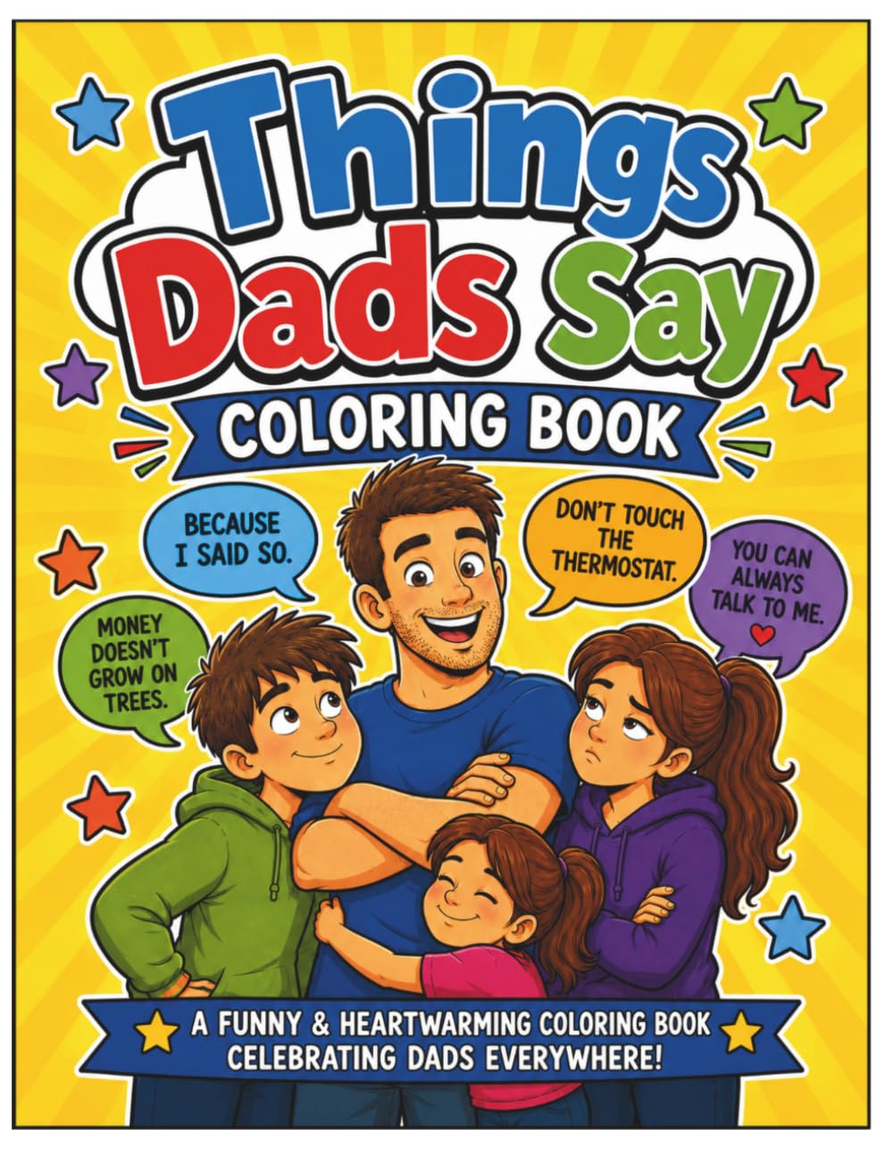 Things Dads Say coloring book