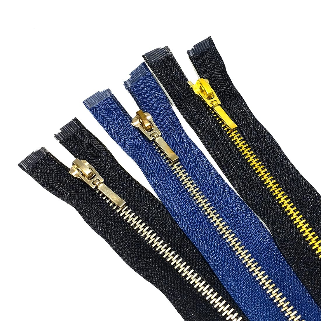 2 Unités/fermetures éclair En Métal Ouvertes, Disponible En