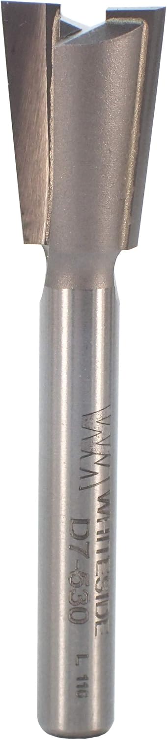 Whiteside Router Bits D7-530 Dovetail Bit with 17/32-Inch Large Diameter 3/4-Inch Cutting Length
