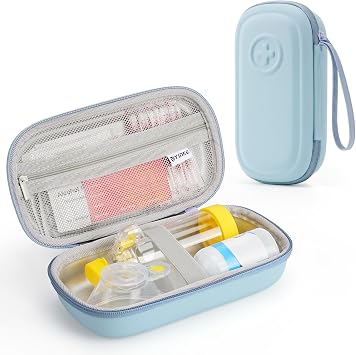 Portable Asthma Inhaler Travel Case for Adults, Kids & Seniors