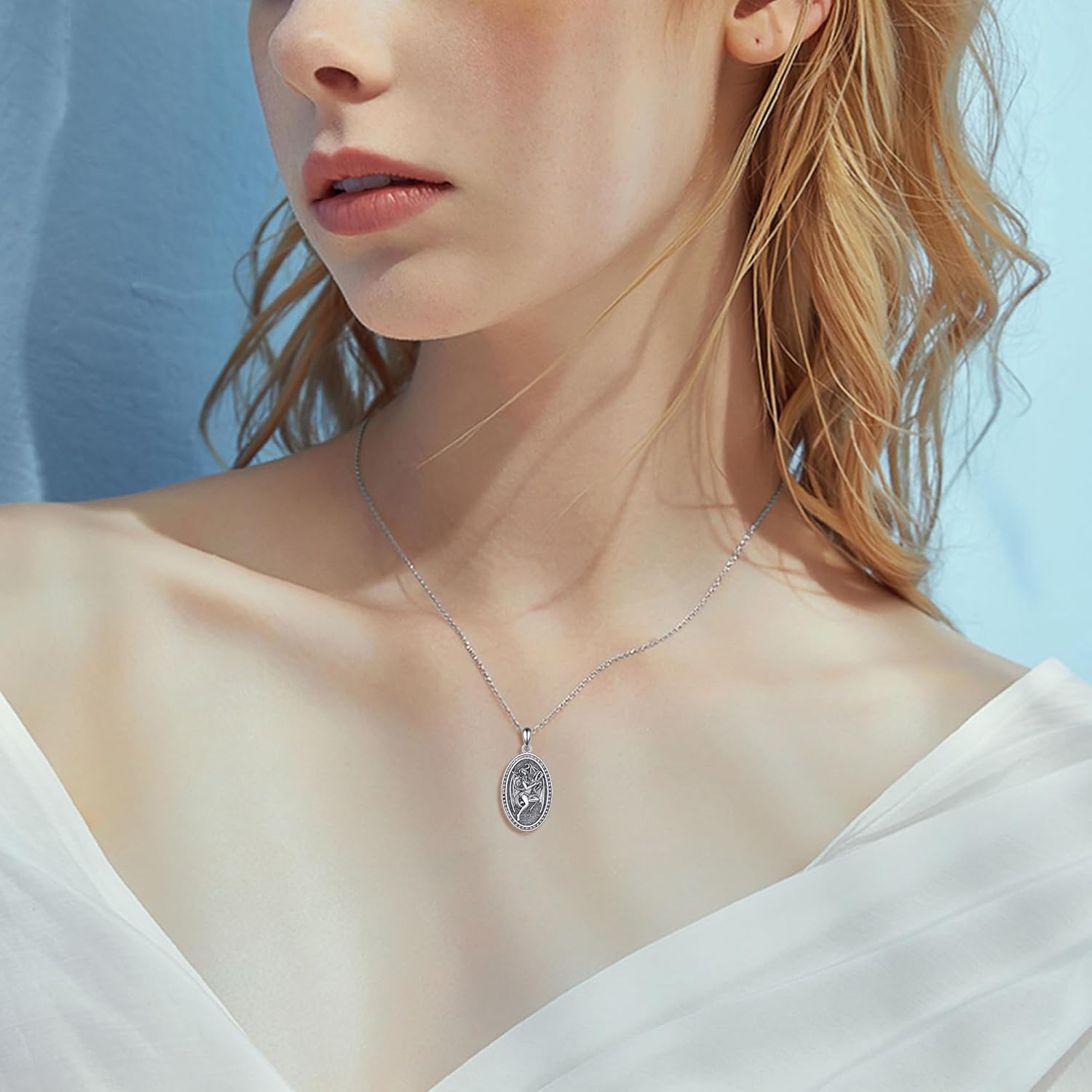 YAFEINI Lilith Necklace For Women 925 Sterling Silver The Witch From The Night Jewelry With Box - Image 5