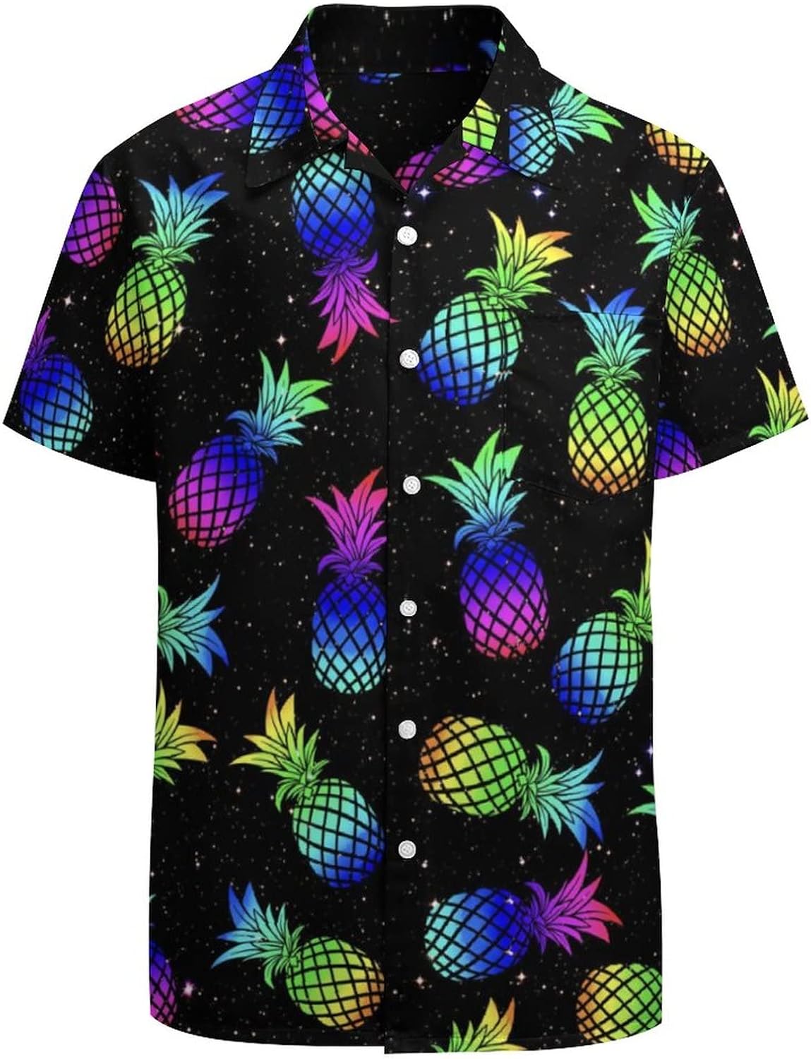 Camisa informal de manga corta con botones para Dominican Republic