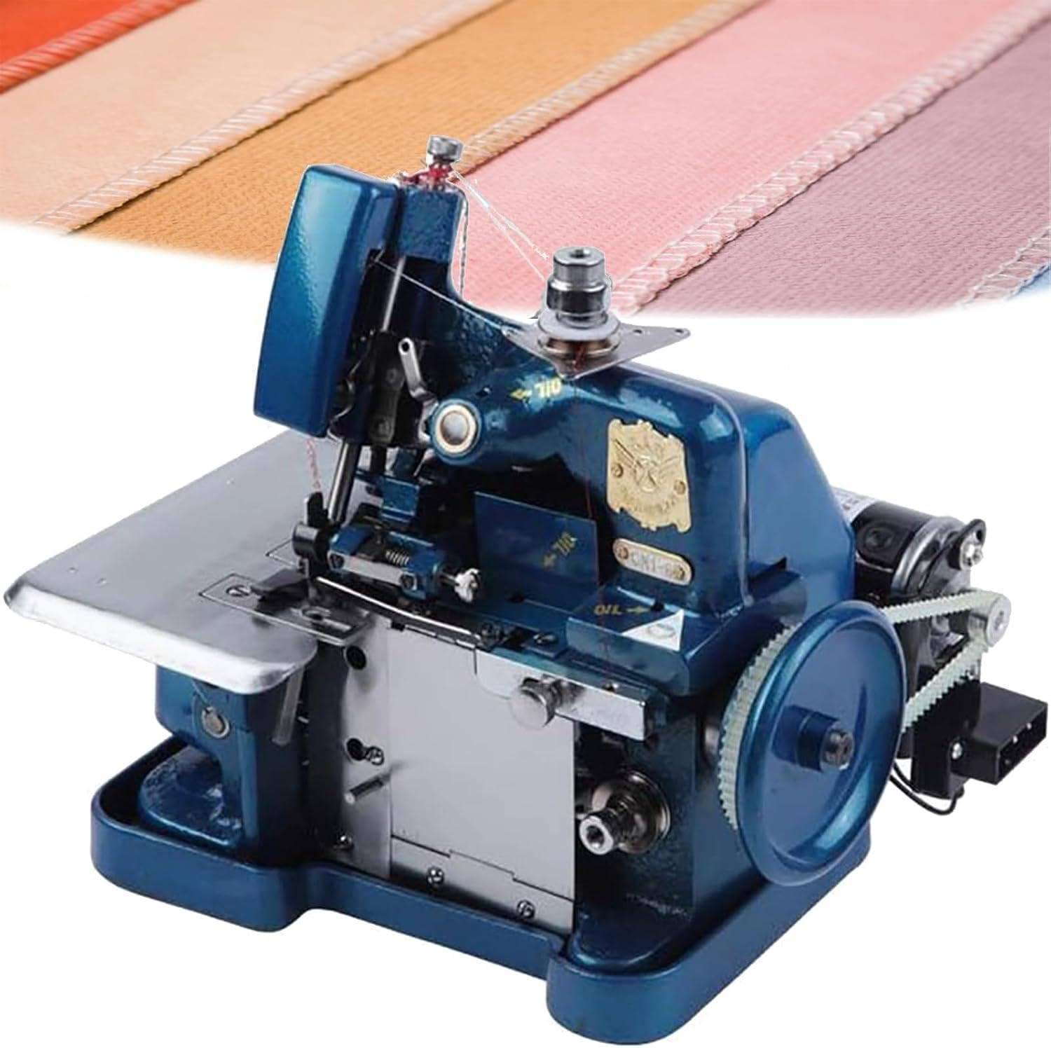 Macchina per tagliacuci industriale con 3000 punti al minuto, larghezza overlock 3.0-5.0mm, capacità 3 punti per tessuti resistenti