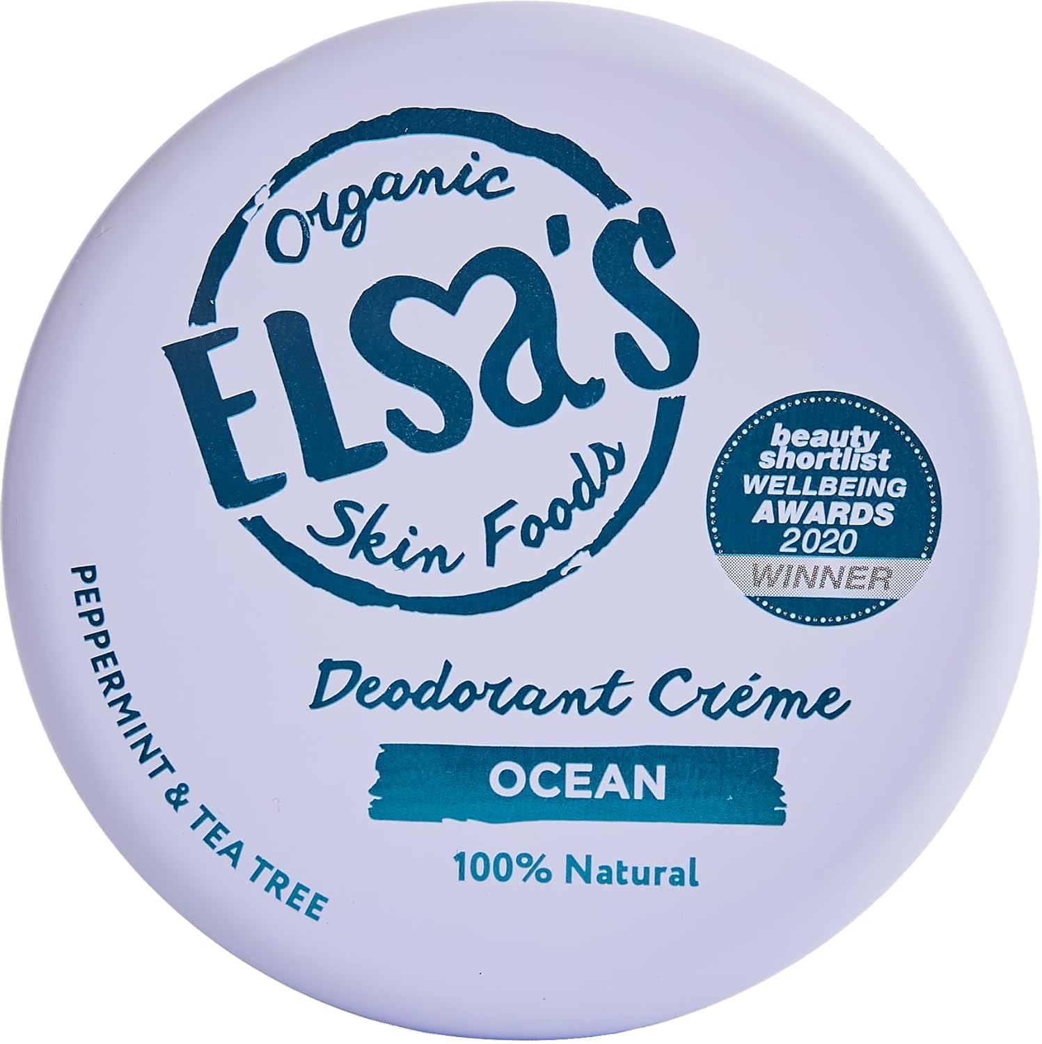 Elsa’s Organic Skin Foods – Natural Deodorant Cream – Ocean – Aluminum Free – No Sodium Bicarbonate – 24 Hours+ Protection – Plastic Free Elsa’s Organic Skin Foods – Natural Deodorant Cream – Ocean – Aluminum Free – No Sodium Bicarbonate – 24 Hours+ Protection – Plastic Free
