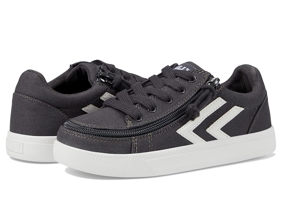 BILLY Footwear Kids BILLY CS Street Low (Little Kid/Big Kid) (Dark Grey/White) Kids Shoes INTERNATIONAL SHIPPING