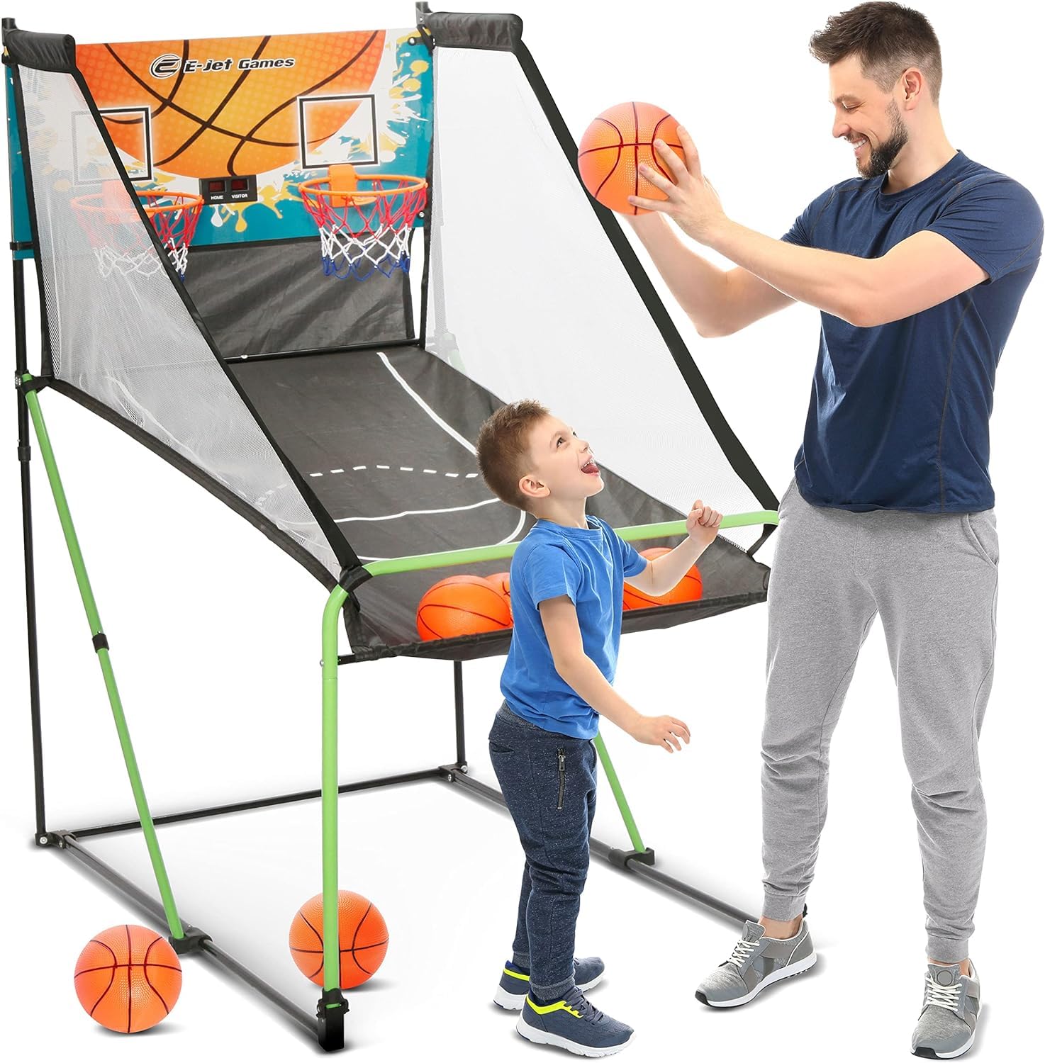 Basketball Arcade Game, Indoor Play Equipment - Sports Activities &amp; Birthday Party Games for Kids