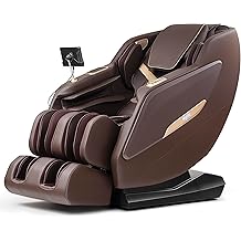 MYNTA Massage Chair Full Body with Heat, Zero Gravity SL-Track 3D Massage Chairs with Thai Stretching, 12 Modes,12 Massage Techniques, Calf & Foot Massage, Wireless Charging, White Noise