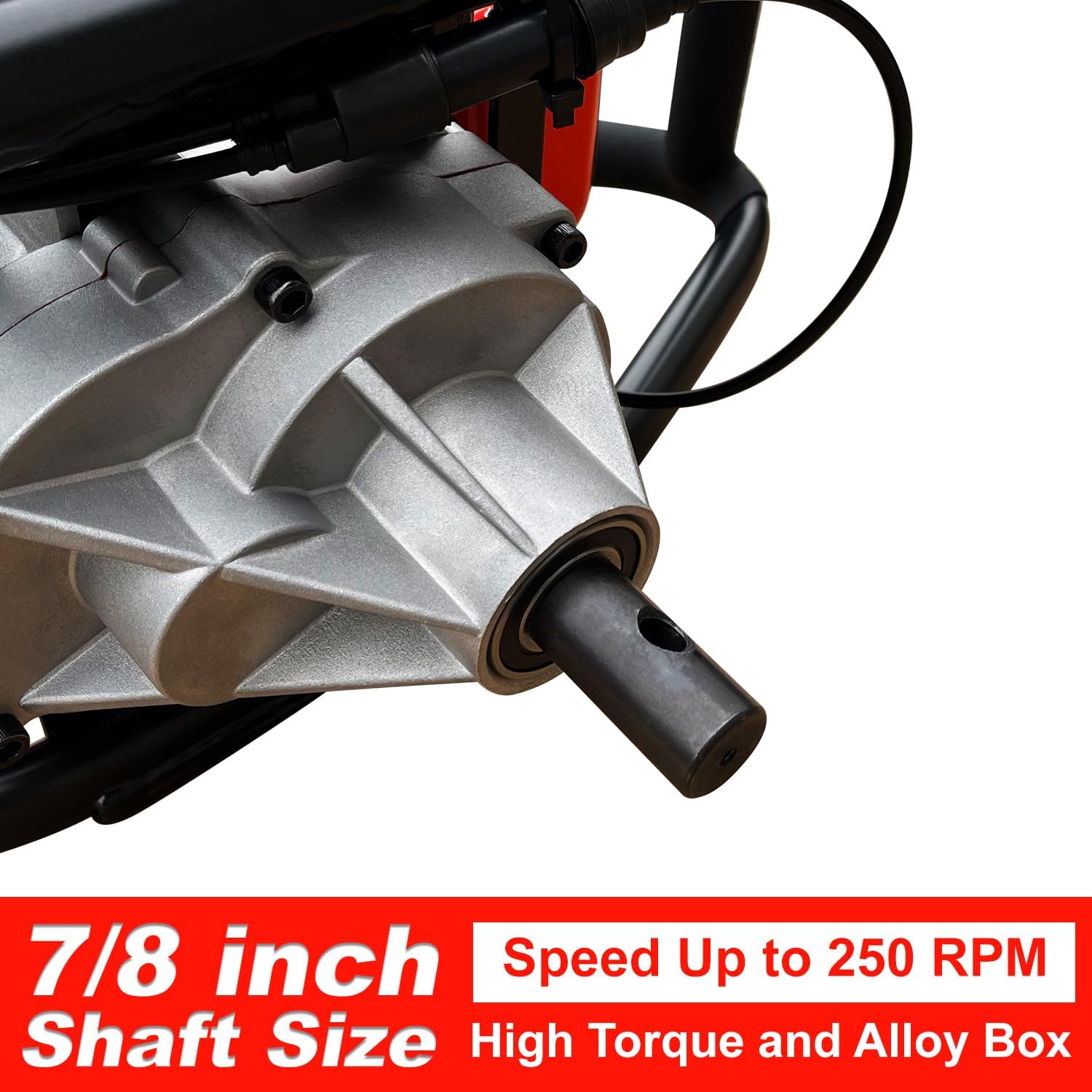 GardenTrax 1-Person Earth Auger Powerhead with 52cc 2-Cycle Engine