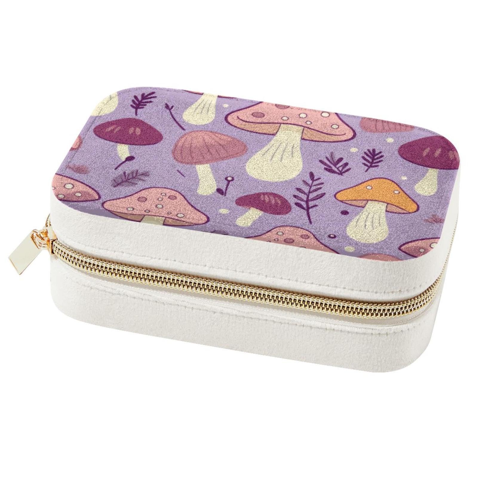 Boîte à bijoux spacieuse et étui de rangement transportable pour petite fille et femme active