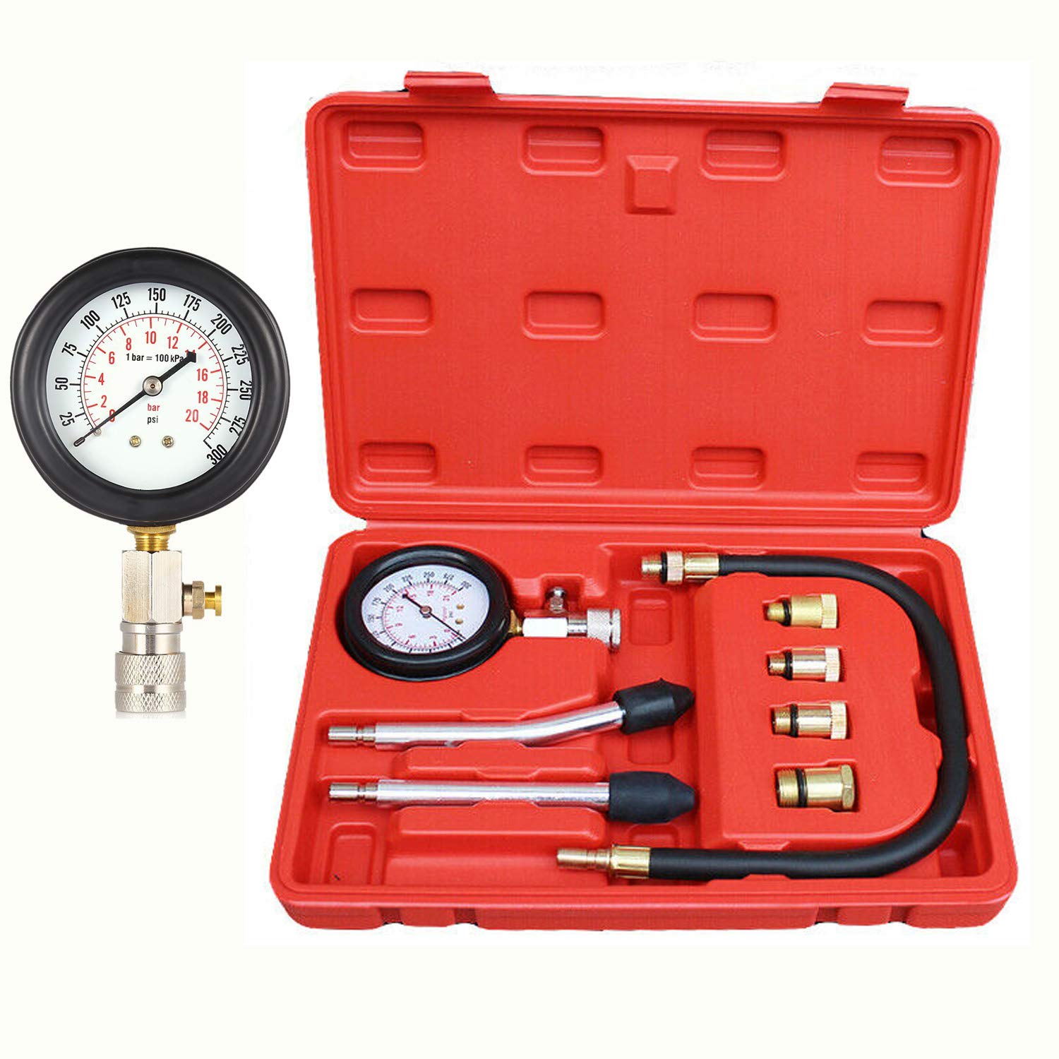Öldrucktester Für Motor KFZ Manometer Benzin Öldruckprüfer
