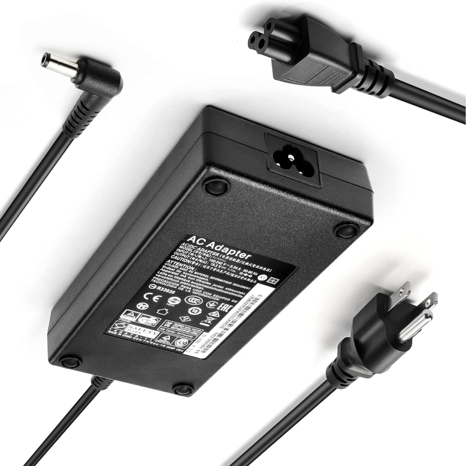 120W Laptop ChargerCompatible with MSI GE60 GE70 GF63 GP62 GV15 GE60 Thin 10SC 11UC MS-16R5 A12-120P1A A15-120P1A ADP-120MH D adp-120vh d chicony a17-120p2a 12th 13th14 15 Gaming Power Supply