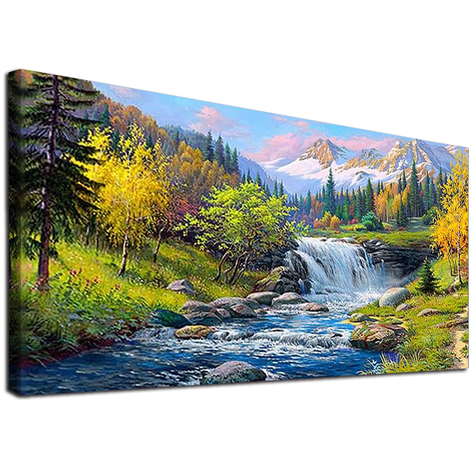 YALKIN DIY Diamond Painting Kits for Adults, 5D Large Diamond Art with Round Drills Full Drill Gem Big Painting Set for Home Wall and Gifts 16x28inch (40x70CM)