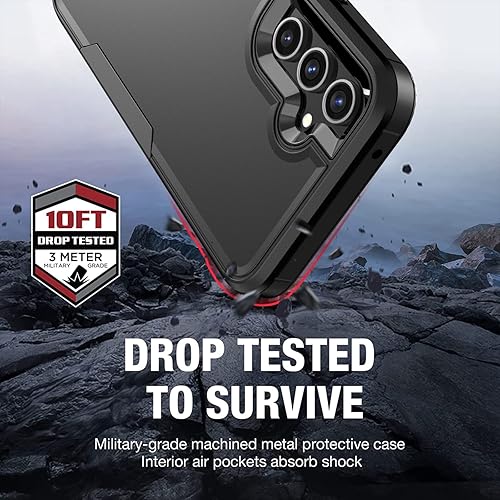 Miniatura 6 de YZOK Funda para Samsung Galaxy A54 5G, protección contra caídas de grado militar de 10 pies protector de pantalla a prueba de golpes para Galaxy A54