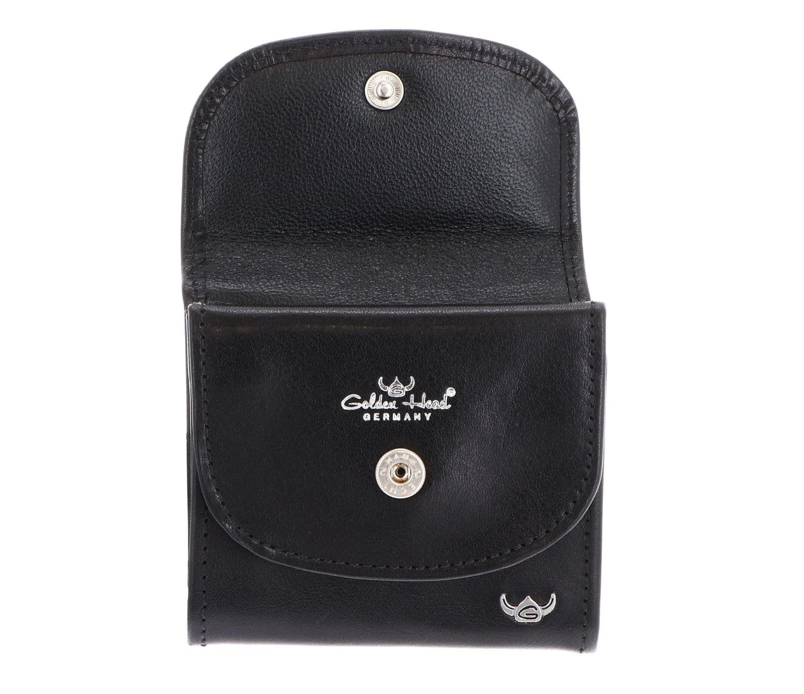 Golden Head Leder Geldbörse Colorado Damen-Minischeintasche 1005 Schwarz