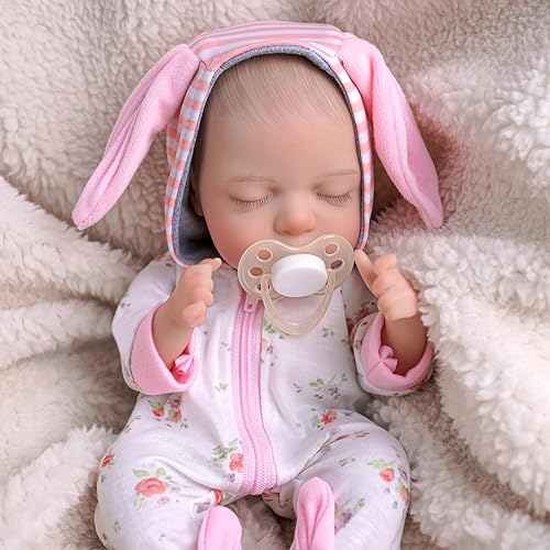 Miniatura 1 de BABESIDE Muñecas de bebé Reborn realistas  Muñeca de bebé recién nacida realista de vinilo de 12 pulgadas, muñecas de bebé de la vida real dulce