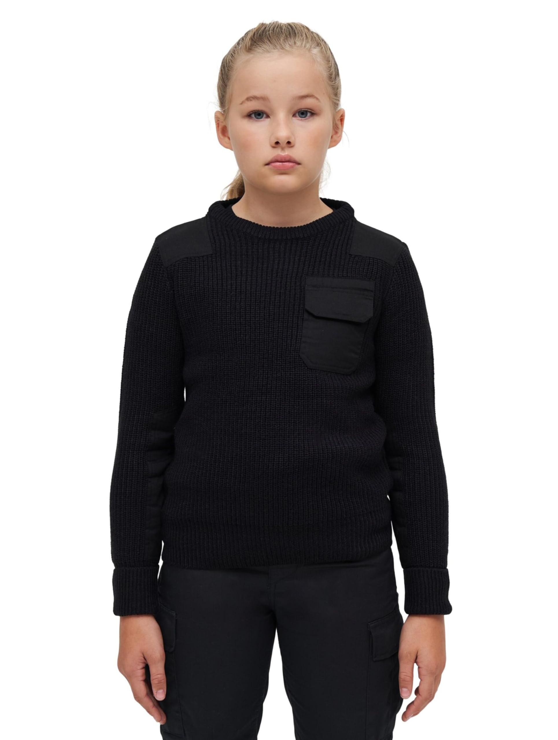 Brandit Kids BW Pullover Männer Sweatshirt schwarz Basics