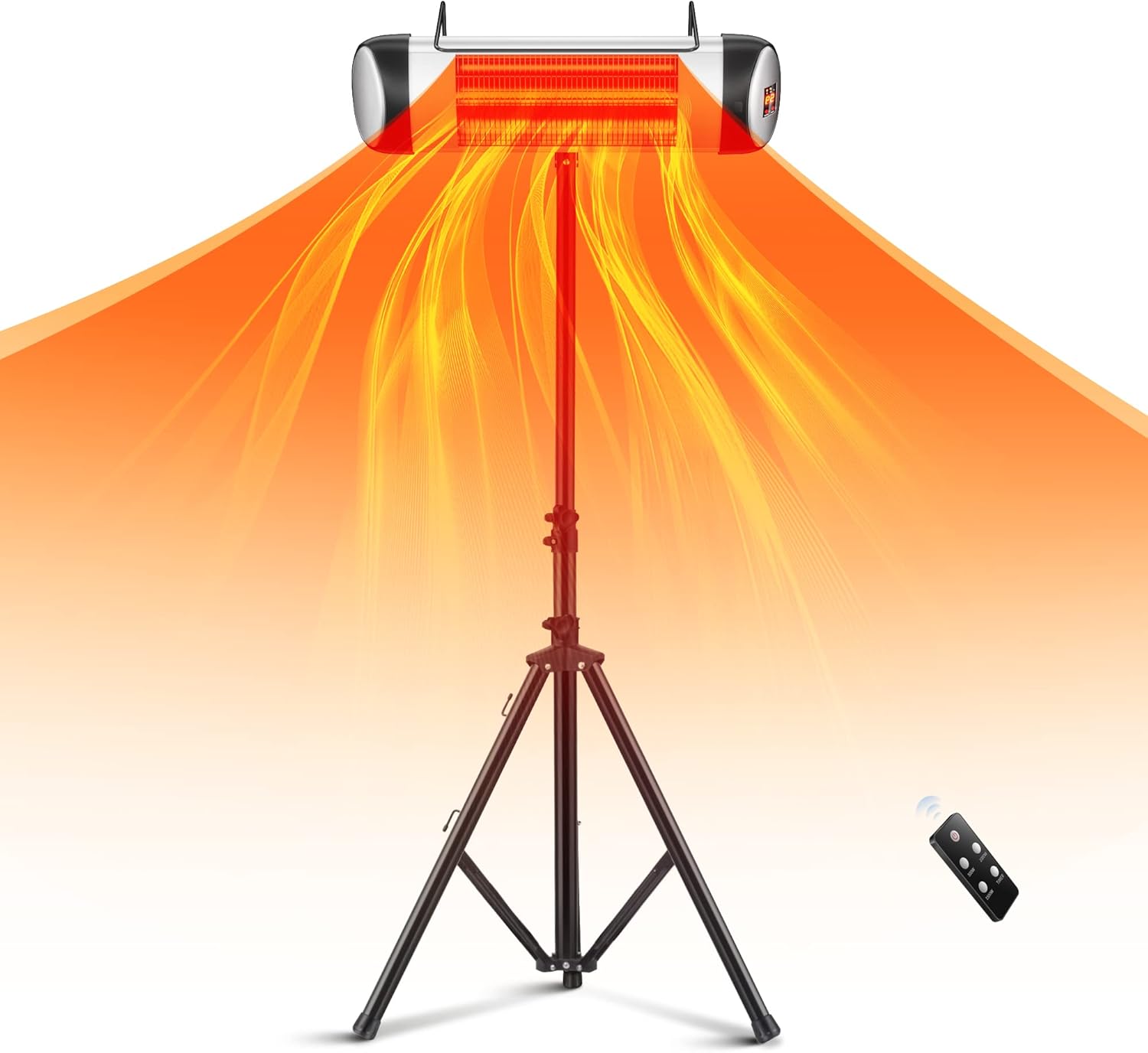 Infrared Outdoor Electric Heater, 1500W Patio Heater 3