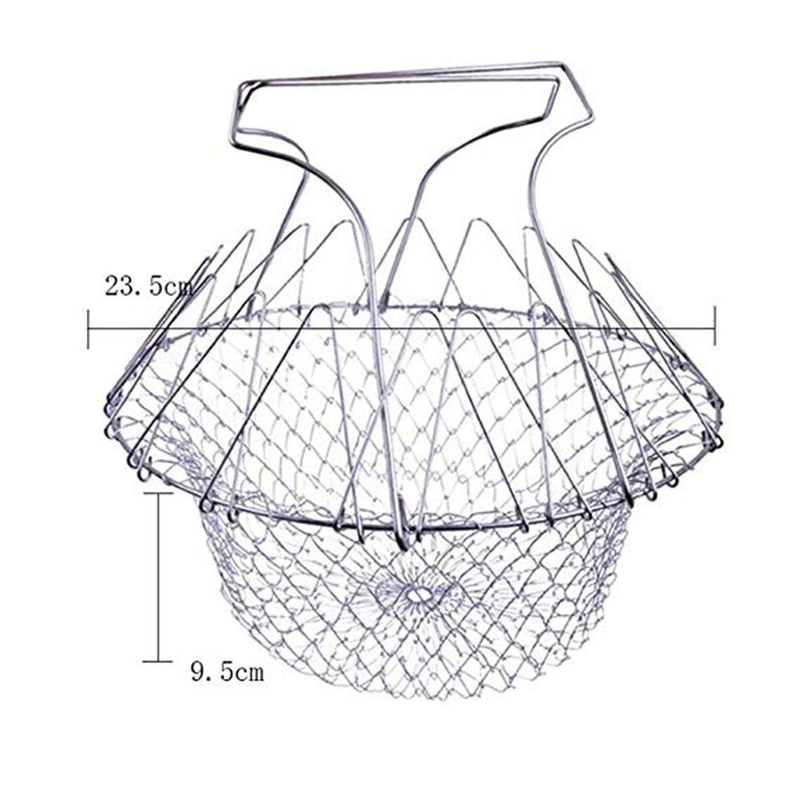 Panier De Friteuse à Air Pour Four Panier à Croustiller Rotatif à 360 Degrés Panier à frire