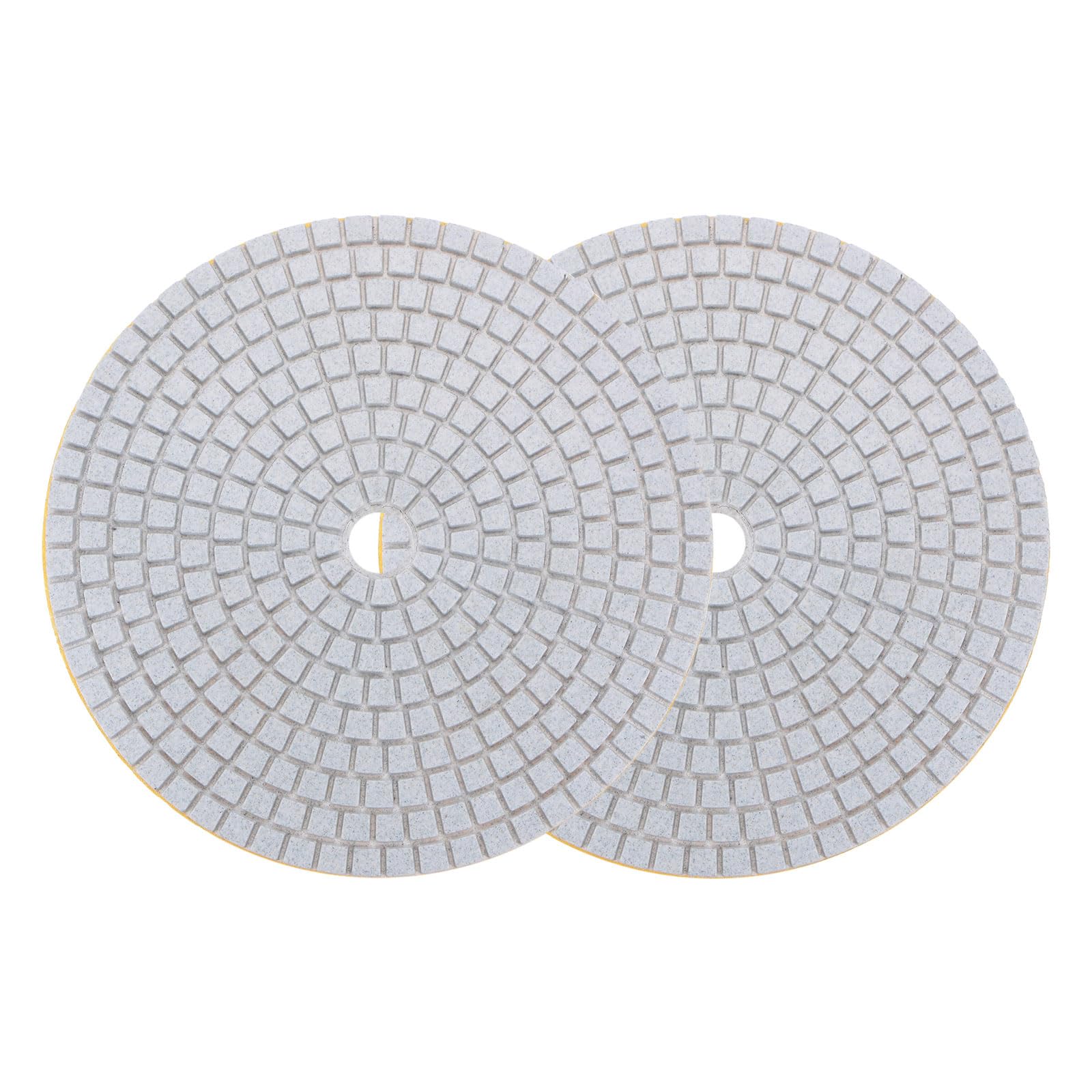 uxcell Diamond Polishing Pad 7-Inch 150 Grits Wet/Dry Grinding for Stone Concrete Marble Countertop Floor 2pcs