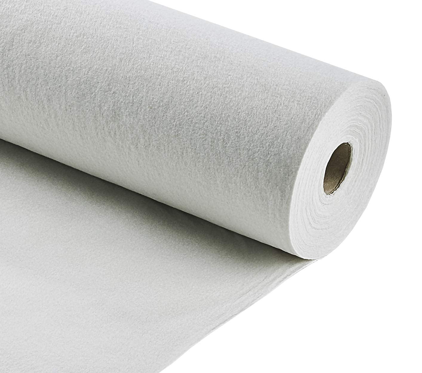 Schutzvlies selbsthaftend | Abdeckvlies | Malervlies | mit Folie | mehrfach verwendbar | 1 m x 50 m | 180 g/m²