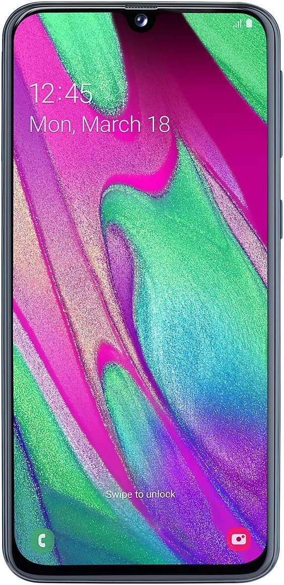 2019 Samsung Galaxy A40 Dual SIM 64GB - Black (Renewed)
