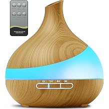 Essential Oil Diffuser for Women 500ml with 14 Color LED