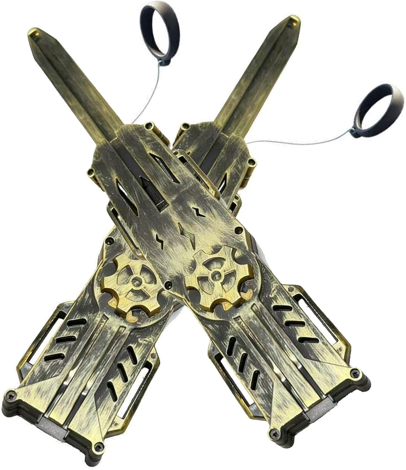Hidden Blade， Hidden Weapons Cosplay Props 1:1 Replica，Hidden Sword，Black Flag 4 Edward,Bronze Gear Design