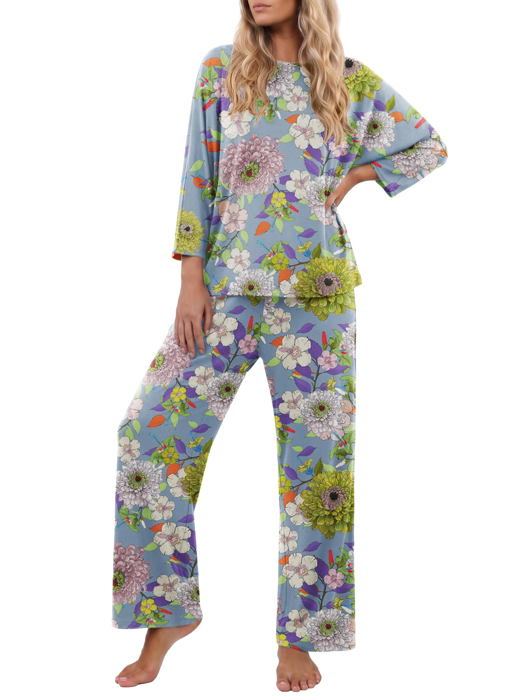 PrinStory Womens Pajamas Set