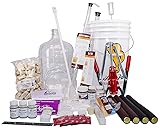 North Mountain Supply 3 Gallon Wine From Fruit Complete 32pc Kit With Glass Carboy - Only Fruit & Bottles Required With 3 Gallon Glass Carboy