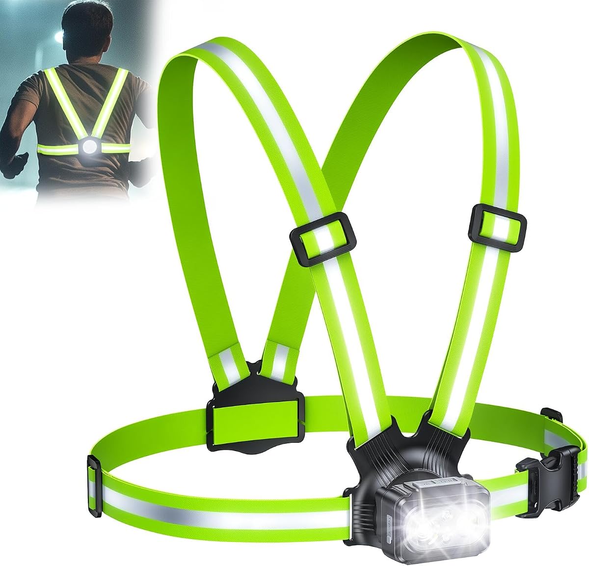 Viccux 500LM High-Visibility Running Lights for Runners