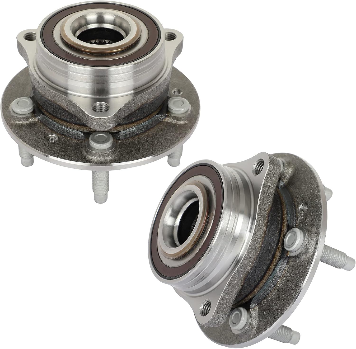 Replaces 513398 Wheel Bearing and Hub Assembly fit for Chevrolet Malibu 2016-2021, for Buick Regal TourX 2018-2020 Front or Rear 5 Lugs W/ABS Wheel Hub & Bearing [Pair]