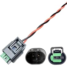2PIN Battery Current Sensor Connector Harness Plug 38920-TR0-A01 Replacement For Honda Civic 2012-2015, CR-V 2012-2016, Replacement For Acura ILX 2013-2022, RDX 2013-2017 2PIN
