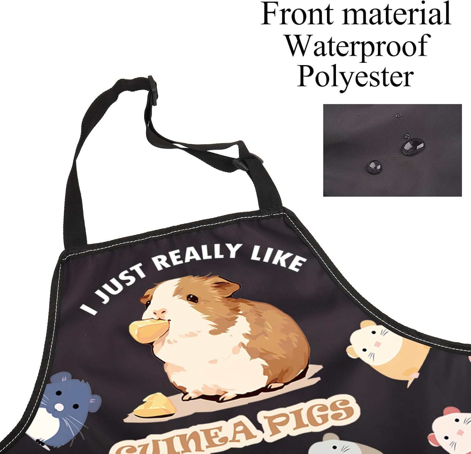 ひかりモット＜モルモットの総合栄養食＞｜小動物のエサ｜キョーリン【Hikari】 FUSTMW モルモットエプロン モルモット愛好家ギフト かわいいモルモット 料理 キッチン シェフ BBQ グリル ガーデニング