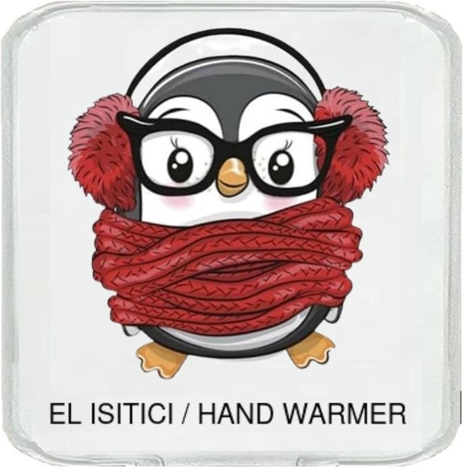 ATKILI PENGUEN CEP SOBASI,EL ISITICI,SICAK SU TORBASI PVC 10x9,5cm
