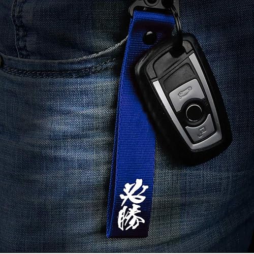 Miniatura 5 de Dsycar Llavero Victory con 3 llaveros, correa de muñeca fresca para hombres y mujeres  Insignia de identificación y soporte para cartera