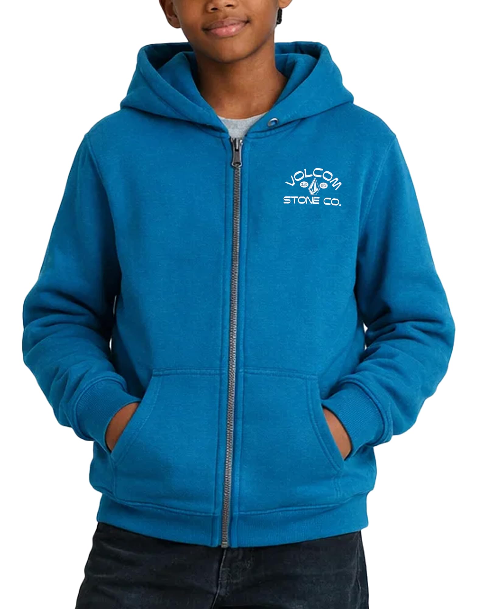 Volcom Boys Long Sleeve Pullover Graphic Hoodie Sweatshirt (8-20)