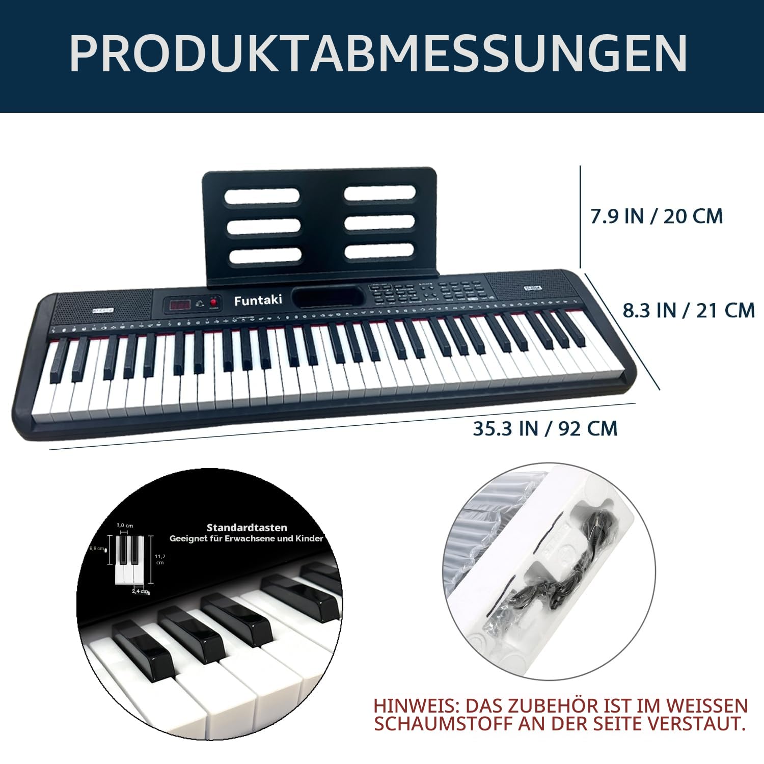 Elektronisches Keyboard Piano mit 61 Tasten für Erwachsene und Kinder mit leuchtenden Tasten, MIDI-Konnektivität und Lernmodi – perfektes Anfängerklavier Rosa