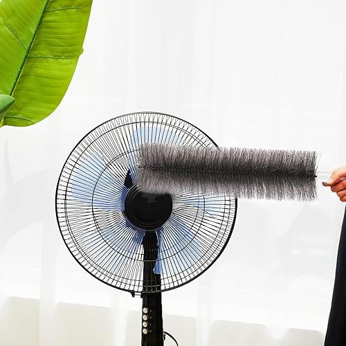 Miniatura 9 de Sliner 2 piezas de telarañas flexibles, limpiador de polvo de plástico para cabezal de microfibra, cepillo de techo reutilizable, removedor de