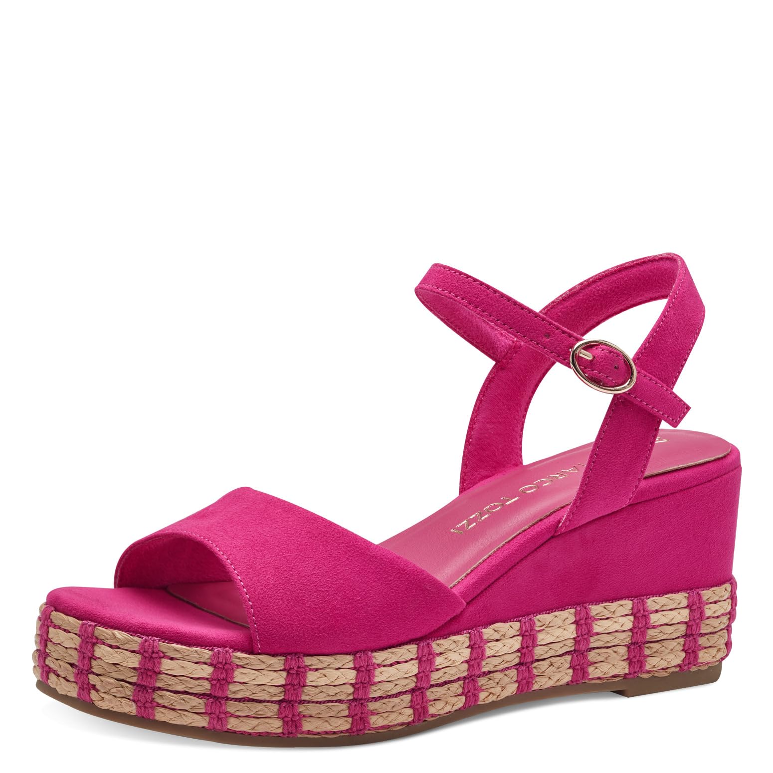 MARCO TOZZI Women's 2-28395-42 Heeled Sandal, Pink, 7.5