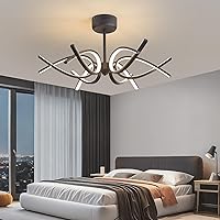 Vista 13 de Lámpara de techo LED moderna, 40W 2600 lúmenes, lámpara de techo de montaje empotrado, lámpara de techo para cocina, dormitorio, estudio, sala