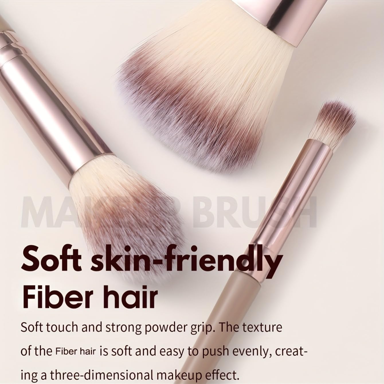 KUORYZAL Brown Makeup Brushes Set Professional 47Pcs Premium Synthetic for Foundation Concealer Blush Eyeshadow Powder Contour Makeup Brush Kit Face Eye Make up Brushes & Tools