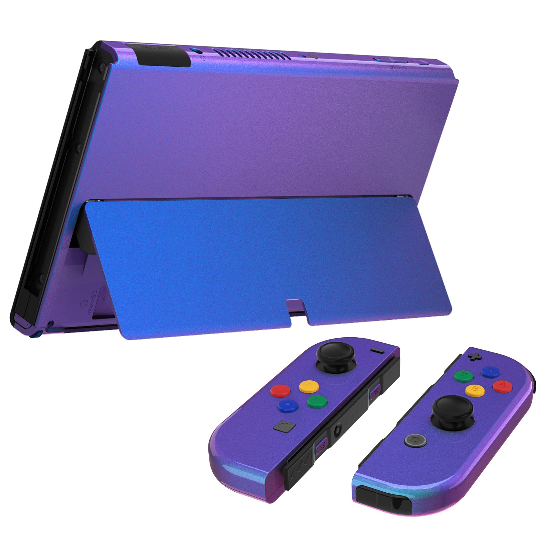 Amazon.co.jp: eXtremeRate カメレオン パープル ブルー フルセット